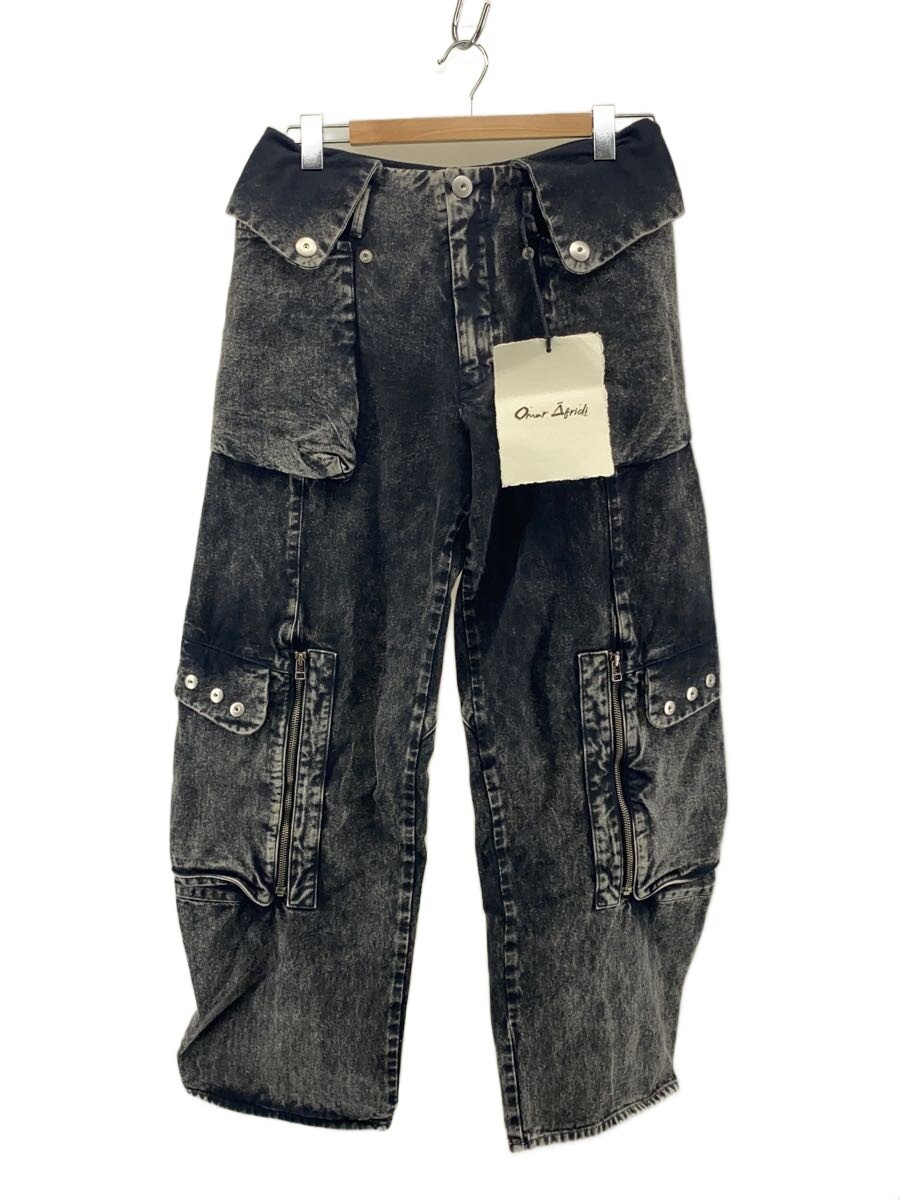 Rakuten - 【中古】OMAR AFRIDI◆TOTEM CARGO TROUSERS/44/カーゴデニム/GRY【メンズウェア】