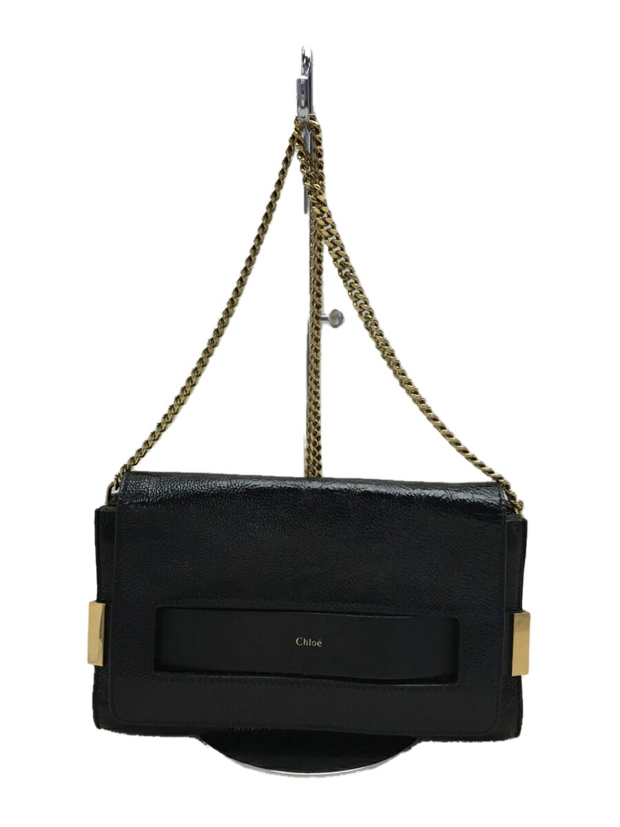 【中古】Chloe◆ショルダーバッグ/レザー/BLK/B3PB0B/03-15-50-65【バッグ】