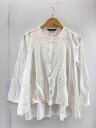 【中古】mizuiro ind◆長袖ブラウス/レース/コットン/WHT【レディースウェア】(4)