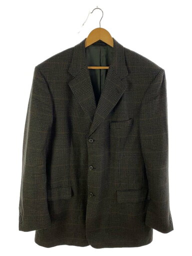 【中古】BROOKS BROTHERS◆テーラードジャケット/--/ウール/KHK/チェック【メンズウェア】 【中古】BROOKS BROTHERS◆テーラードジャケット/--/ウール/KHK/チェック【メンズウェア】