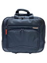 【中古】SAMSONITE◆トラベルキャリー/PVC/BLK/無地【バッグ】