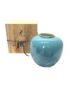 【中古】深川製磁◆壷・花瓶/BLU/箱付【インテリア小物・日用雑貨】(3)