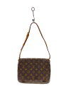 【中古】LOUIS VUITTON◆ミュゼット・タンゴ_モノグラム・キャンバス_ショートショルダー_BRW/PVC/BRW/総柄【バッグ】