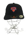 【中古】KITH◆NEWERA/59FIFTY/NY KNICKS LOW CROWN FITTED CAP/7 1/8/BLK【服飾雑貨他】