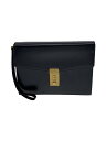 【中古】dunhill◆セカンドバッグ/レザー/BLK/無地【バッグ】(4)