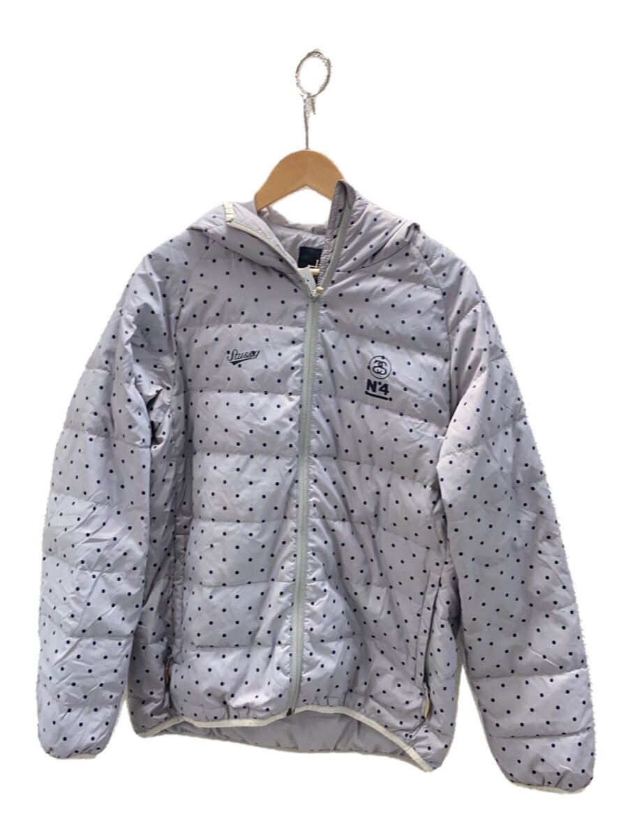 šSTUSSY󥸥㥱å/L/ݥꥨƥ/GRY/ɥåȡڥ󥺥