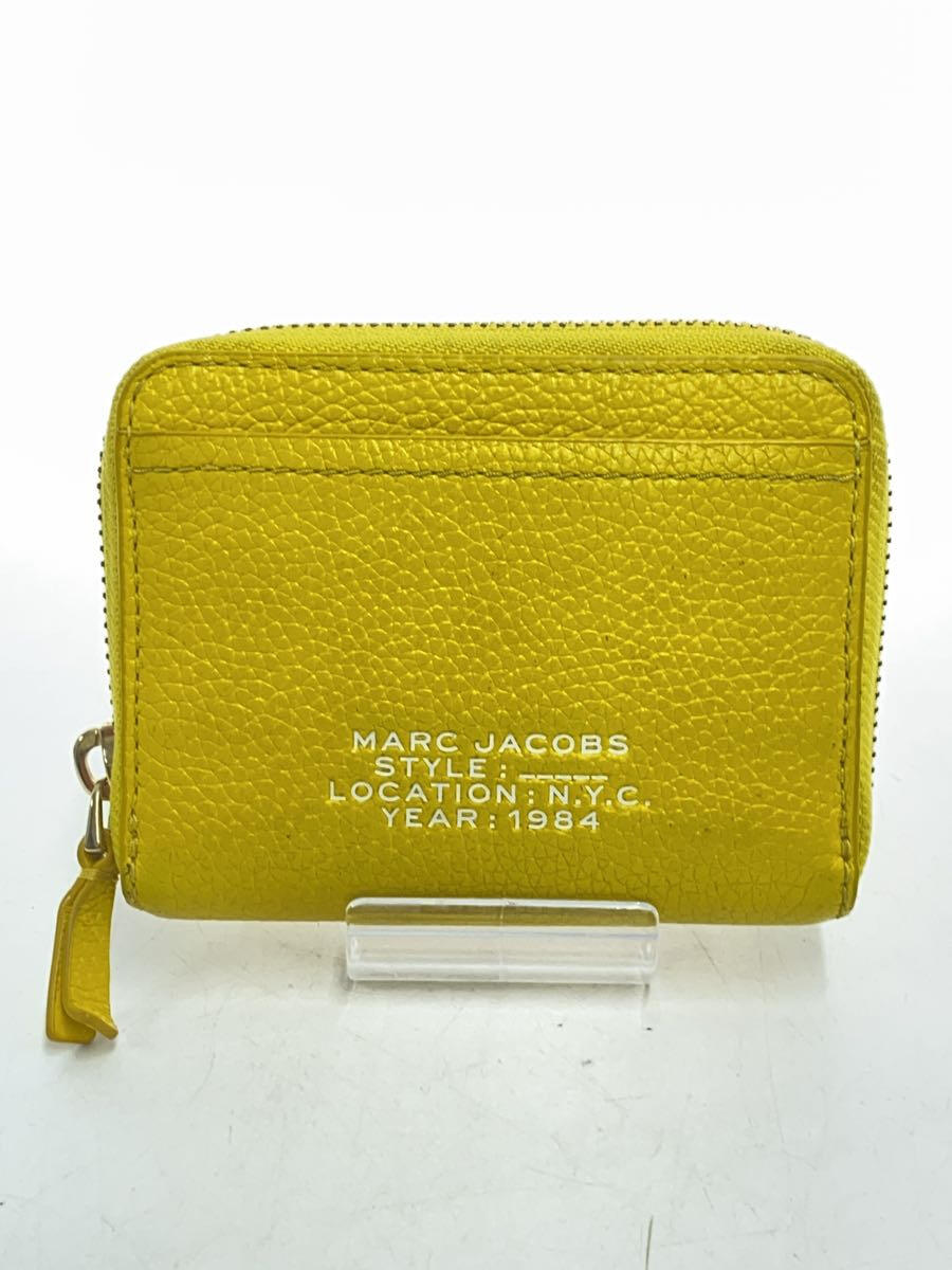 【中古】MARC JACOBS◆マークジェイコブス/財布/レザー/YLW/レディース/ジップアラウンドウォレット/黄色【服飾雑貨他】