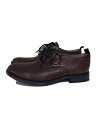 【中古】DIESEL◆サイドジップドレスシューズ/シューズ/42/BRW/レザー【シューズ】