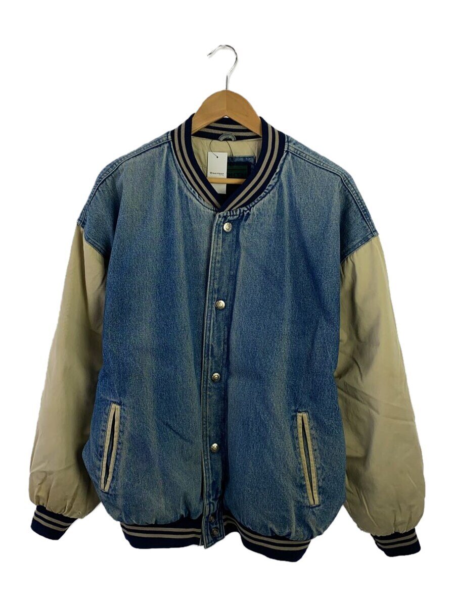 【中古】NORTH BAY/スタジャン/XL/デニム/インディゴ【メンズウェア】