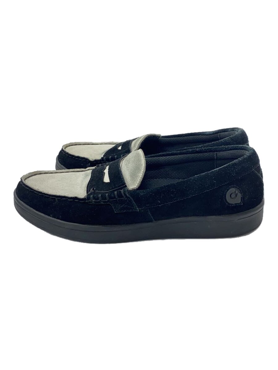 【中古】GRAVIS◆ローファー/25.5cm/BLK/