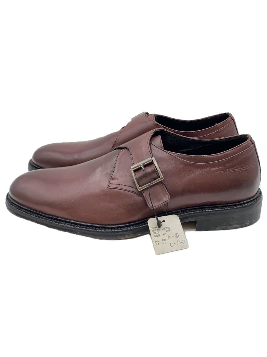 【中古】BOEMOS◆ローファー/26cm/BRW/レザー【シューズ】