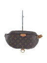 【中古】LOUIS VUITTON◆ルイヴィトン/バムバッグ_モノグラムキャンバス_BRW/ウエストバッグ/PVC/ブラウン/M43644//【バッグ】