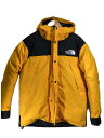 【中古】THE NORTH FACE◆MOUNTAIN DOWN JACKET_マウンテンダウンジャケット/L/ナイロン/YLW【メンズウェア】(4)