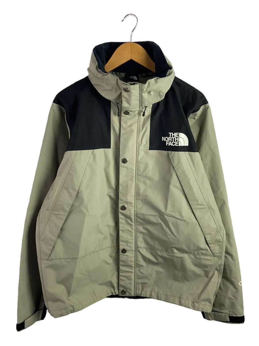 THE NORTH FACE◆MOUNTAIN RAINTEX JACKET_マウンテンレインテックスジャケット/XL/ナイロン/GRY/無地