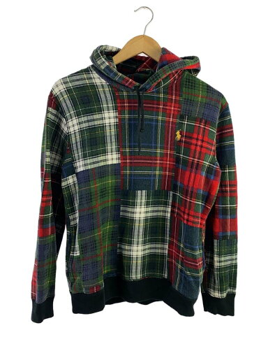 【中古】POLO RALPH LAUREN◆ジップパーカー/S/コットン/マルチカラー/タータンCK【メンズウェア】 【中古】POLO RALPH LAUREN◆ジップパーカー/S/コットン/マルチカラー/タータンCK【メンズウェア】