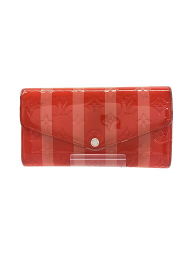【中古】LOUIS VUITTON◆ポルト・フォイユ・サラ_モノグラム・ヴェルニ_PNK/エナメル/PNK/難有/M58038【服飾雑貨他】 【中古】LOUIS VUITTON◆ポルト・フォイユ・サラ_モノグラム・ヴェルニ_PNK/エナメル/PNK/難有/M58038【服飾雑貨他】