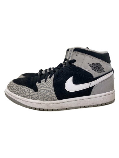 【中古】NIKE◆AIR JORDAN 1 MID SE_エア ジョーダン 1 ミッド SE/26.5cm/グレー/ブラック【シューズ】 【中古】NIKE◆AIR JORDAN 1 MID SE_エア ジョーダン 1 ミッド SE/26.5cm/グレー/ブラック【シューズ】