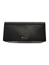 【中古】Aquascutum◆2つ折り財布/レザー/BLK/無地/メンズ/長財布/小銭入れなし【服飾雑貨他】(4)