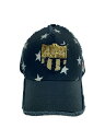 【中古】YOSHINORI KOTAKE◆キャップ/FREE/コットン/BLK/メンズ【服飾雑貨他】