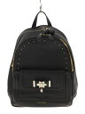 【中古】Samantha Vega◆リュック/フェイクレザー/BLK/2110110092【バッグ】