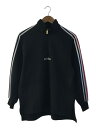 【中古】adidas◆ジャージ/M/ポリエステル/BLK/ASR-957【メンズウェア】