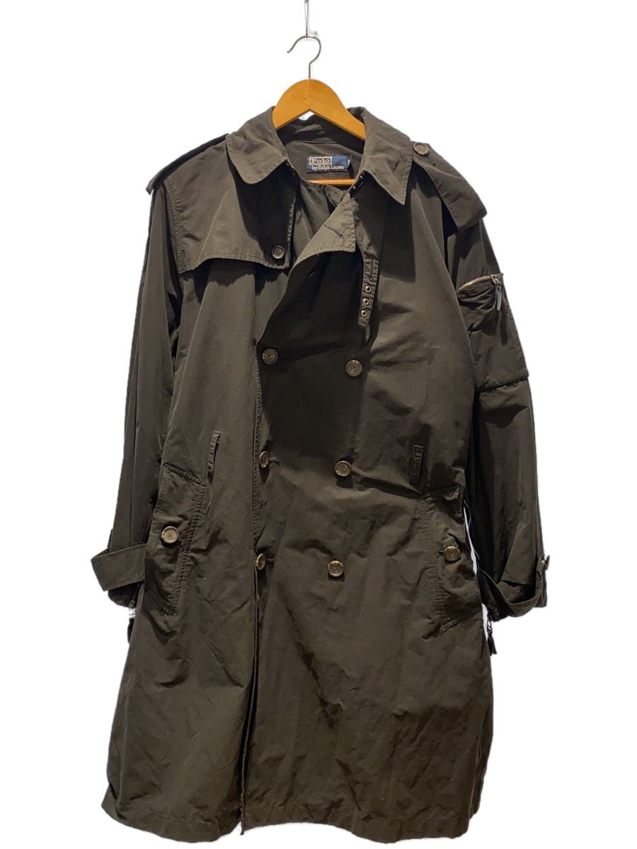 【中古】POLO RALPH LAUREN◆トレンチコート/L/コットン/BLK/JR-RL-GS3190【メンズウェア】(4)