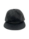 【中古】LOUIS VUITTON◆キャップ/--/レザー/BLK/総柄/メンズ/TO0198【服飾雑貨他】
