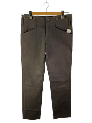 【中古】FRANKLEDER◆ボトム/--/コットン/BRW【メンズウェア】 【中古】FRANKLEDER◆ボトム/--/コットン/BRW【メンズウェア】