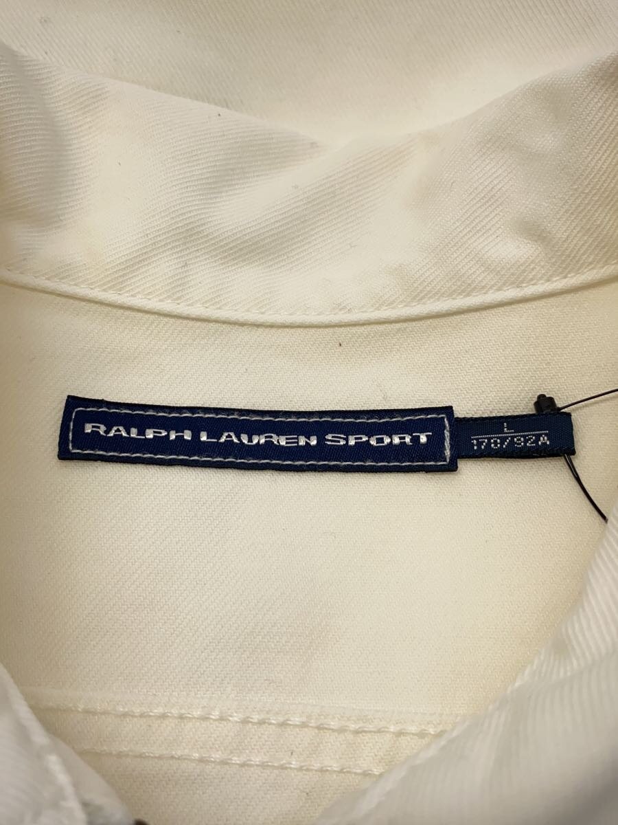 2nd STREET 楽天市場店の【中古】RALPH LAUREN SPORT◆Gジャン/L/コットン/WHT/無地【レディースウェア】｜アングル3