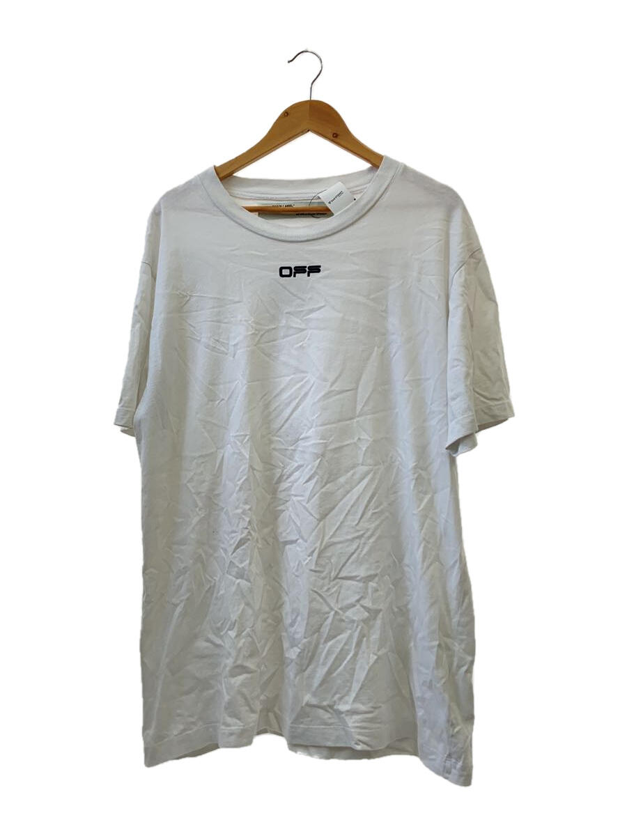 【中古】OFF-WHITE◆Tシャツ/XXL/コットン/WHT/プリント/OMAA027S20185003/※背タグ部分穴あき【メンズウェア】