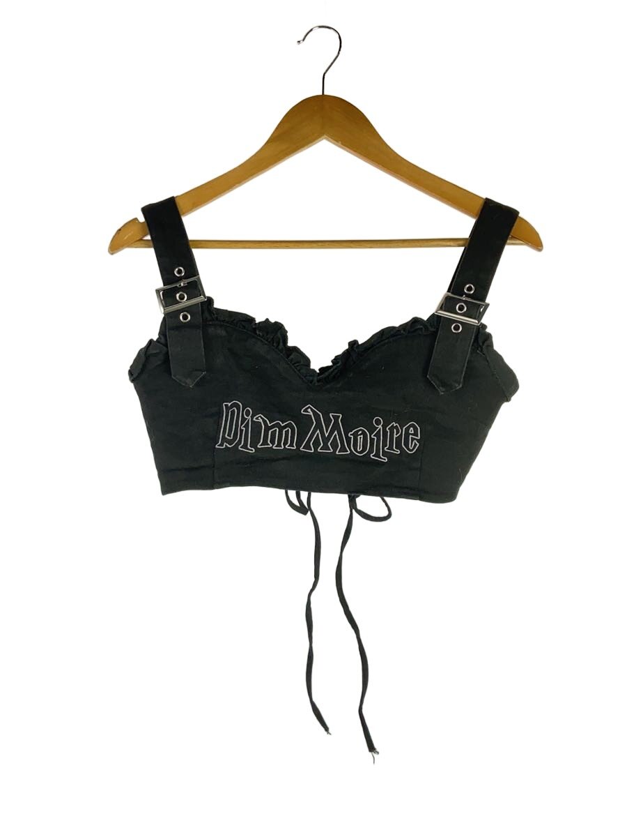 【中古】DimMoire/ノースリーブカットソー/FREE/コットン/BLK/Dim23-019//【レディースウェア】