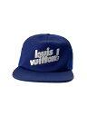 【中古】LOUIS VUITTON◆メッシュキャップ/--/コットン/BLU/メンズ/MP3126【服飾雑貨他】