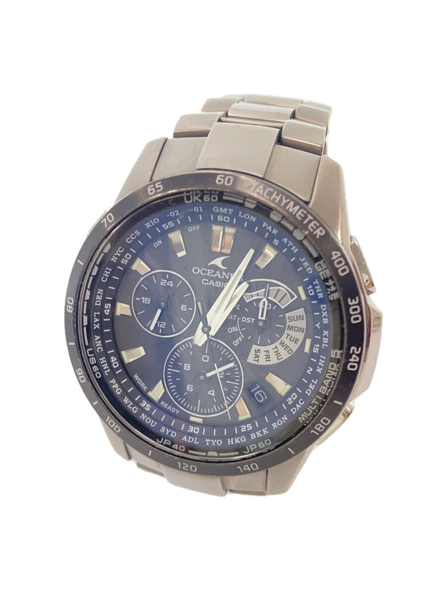 【中古】CASIO◆カシオ/ソーラー腕時