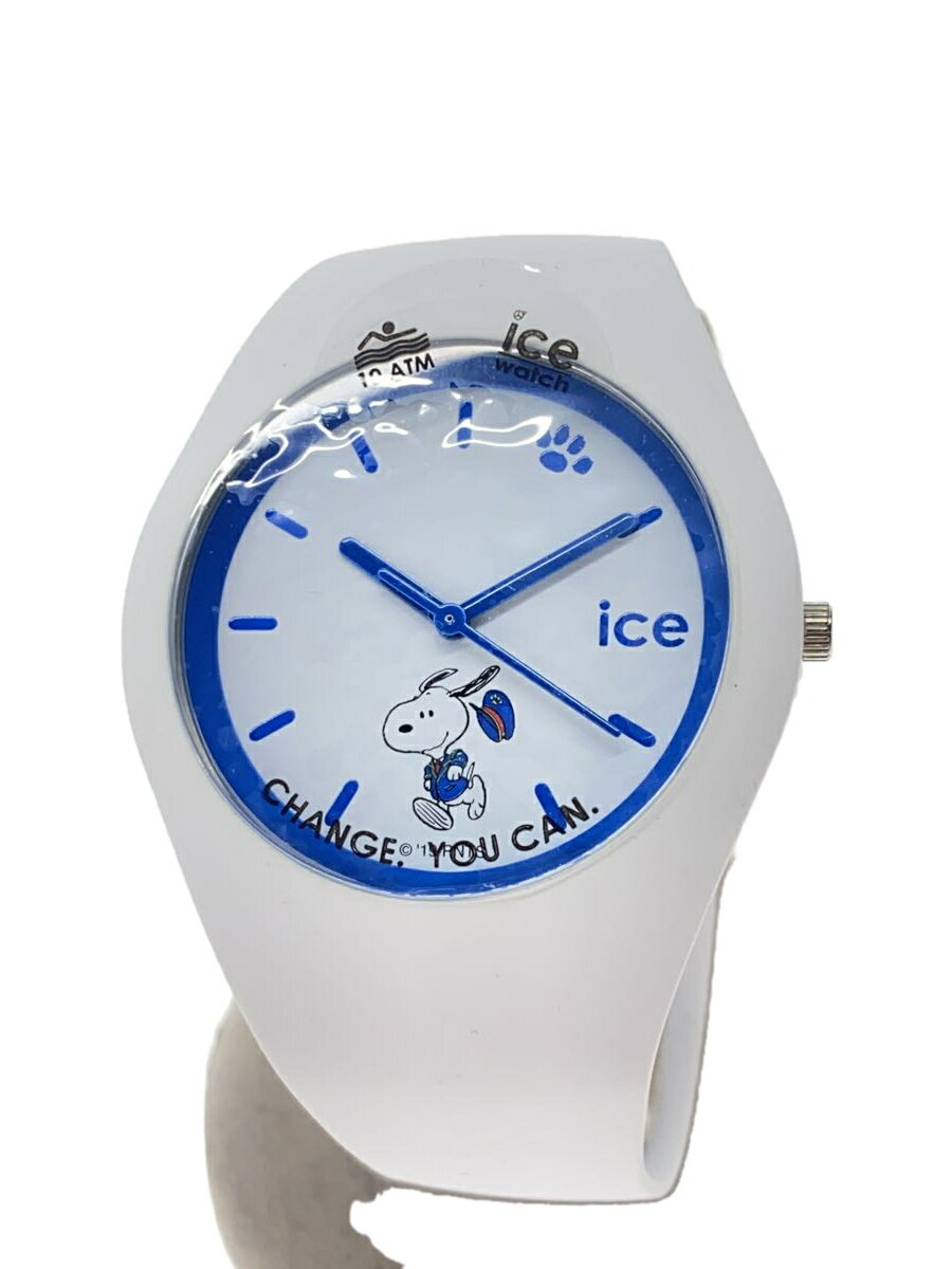 【中古】ice watch◆クォーツ腕時計/アナログ/--/WHT【服飾雑貨他】