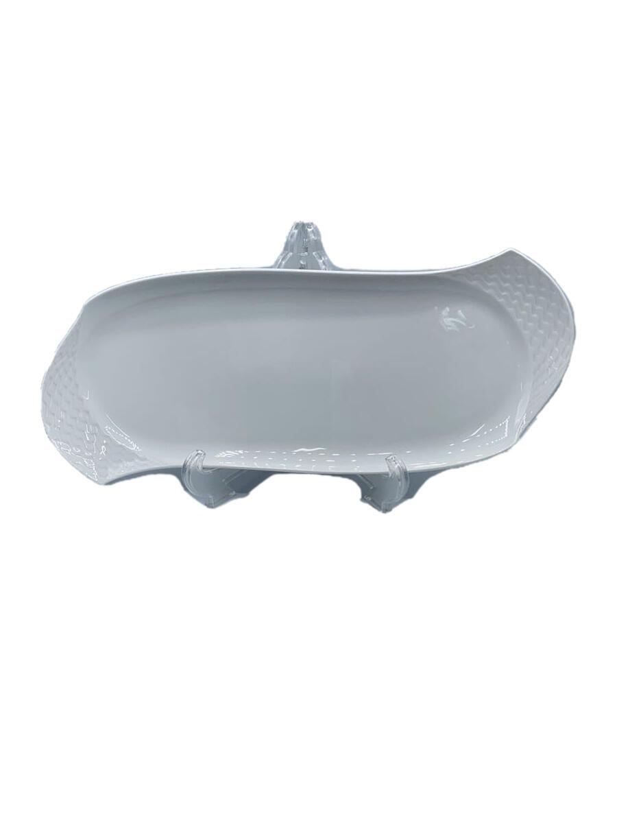 【中古】Meissen◆プレート/WHT【キッチン用品】