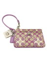 【中古】COACH◆ポーチ/PVC/PNK/総柄【バッグ】