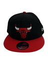 【中古】NEW ERA◆9FIFTY/シカゴブルズ/キャップ/ポリエステル/BLK/メンズ【服飾雑貨他】