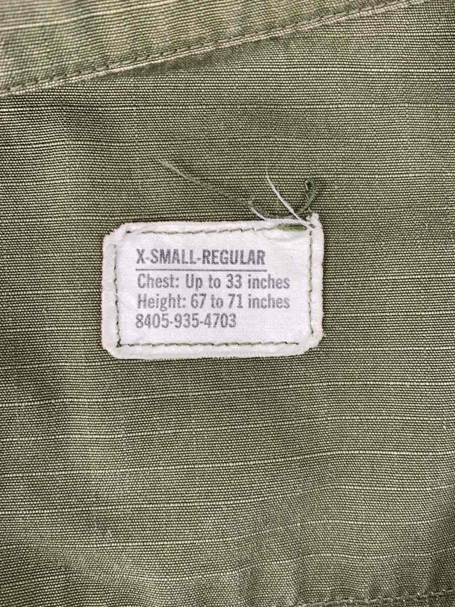 【中古】ジャングルファティーグ/4th/XS-R/ミリタリージャケット/KHK/DSA 100-69-C-1161【メンズウェア】