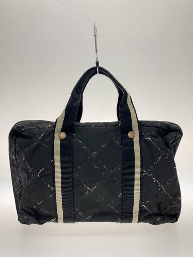 【中古】CHANEL◆トートバッグ/--/BLK【バッグ】 【中古】CHANEL◆トートバッグ/--/BLK【バッグ】