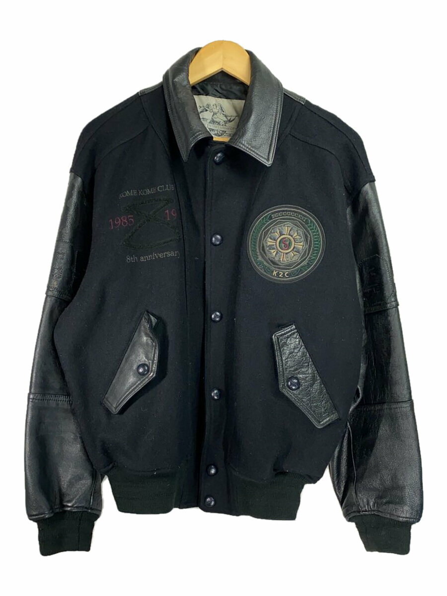 【中古】米米CLUB/スタジャン/48/ウール/BLK【メンズウェア】