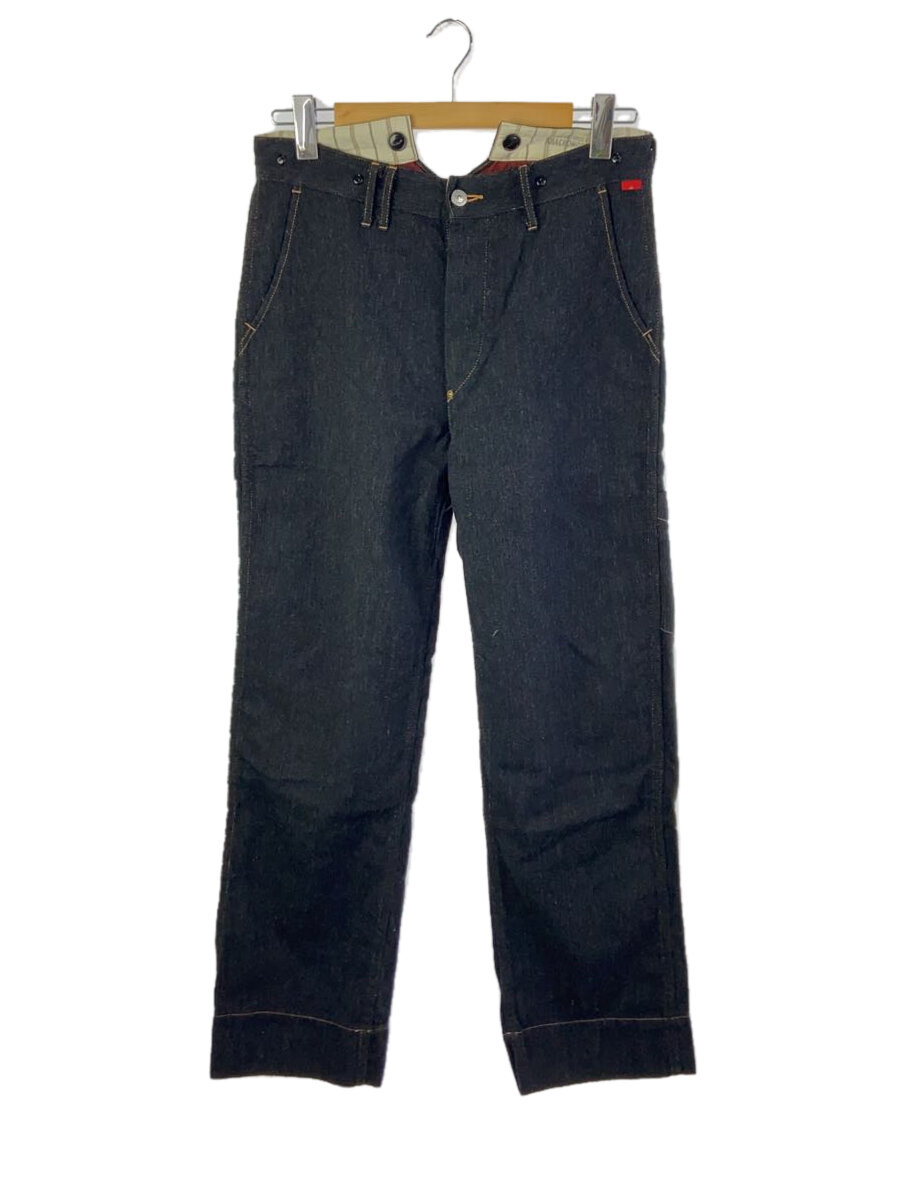 【中古】ANACHRONORM◆ボトム/32/ウール/NVY/無地/81868050535【メンズウェア】