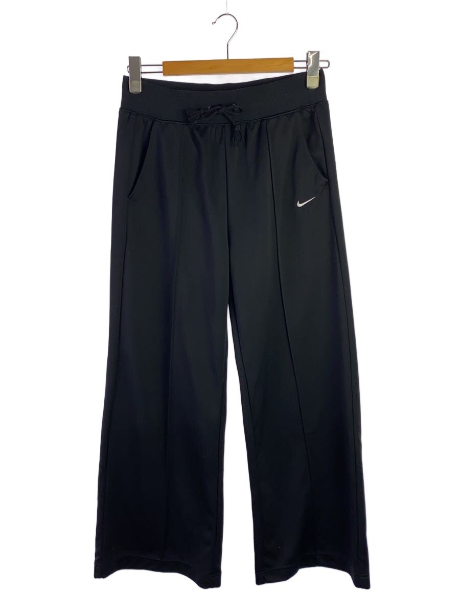 【中古】NIKE◆ワイドレッグ/ボトム/L/ポリエステル/BLK/無地/fb8491-010【メンズウェア】