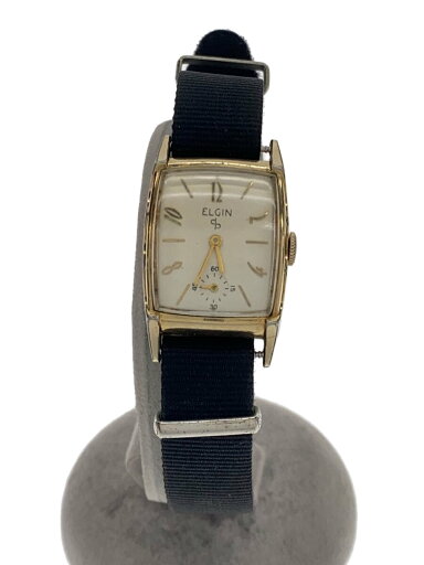 【中古】ELGIN◆手巻腕時計/アナログ/ナイロン/GRN/MIL-W-3318A【服飾雑貨他】 【中古】ELGIN◆手巻腕時計/アナログ/ナイロン/GRN/MIL-W-3318A【服飾雑貨他】