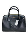 【中古】COACH◆ボストンバッグ/レザー/BLK/無地/F31429//【バッグ】