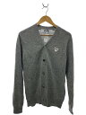 【中古】PLAY COMME des GARCONS◆カーディガン(厚手)/L/ウール/GRY/AZ-N066【メンズウェア】(4)