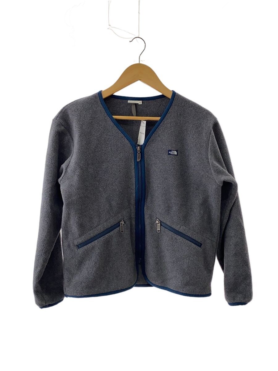 THE NORTH FACE◆ARMADILLA CARDIGAN/カーディガン(厚手)/M/ポリエステル/GRY/無地/NAW7193