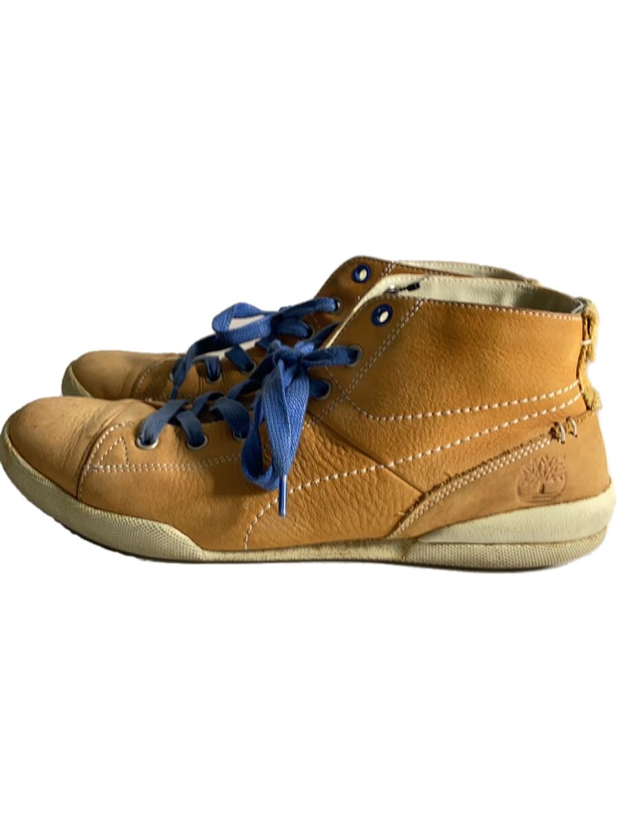 【中古】Timberland◆ハイカットスニーカー/26cm/CML/レザー/5811R【シューズ】