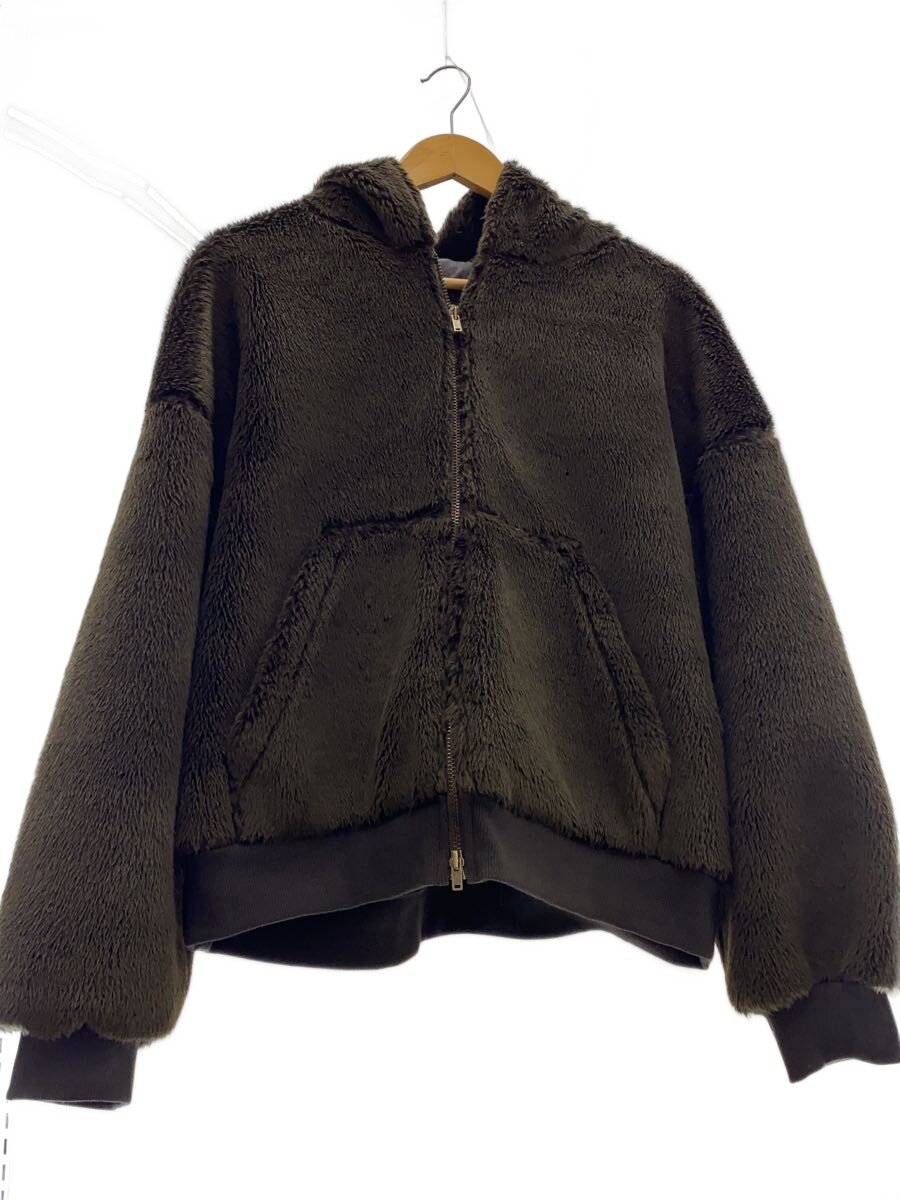 【中古】refomed◆ジャケット/2/アクリル/BRW/RECU-053/CASTRO BOA HOODIE//【メンズウェア】