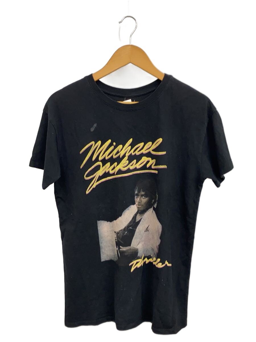 【中古】Tシャツ/S/マイケルジャクソン/BLK【メンズウェア】