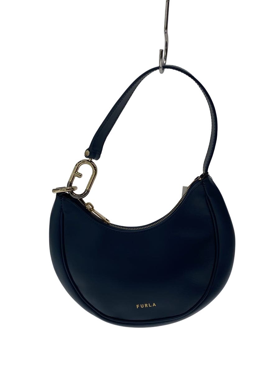 【中古】FURLA◆ショルダーバッグ/--/NVY【バッグ】